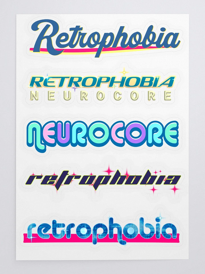 Retrophobia - Stickers (Kiss Cut) product image (1)