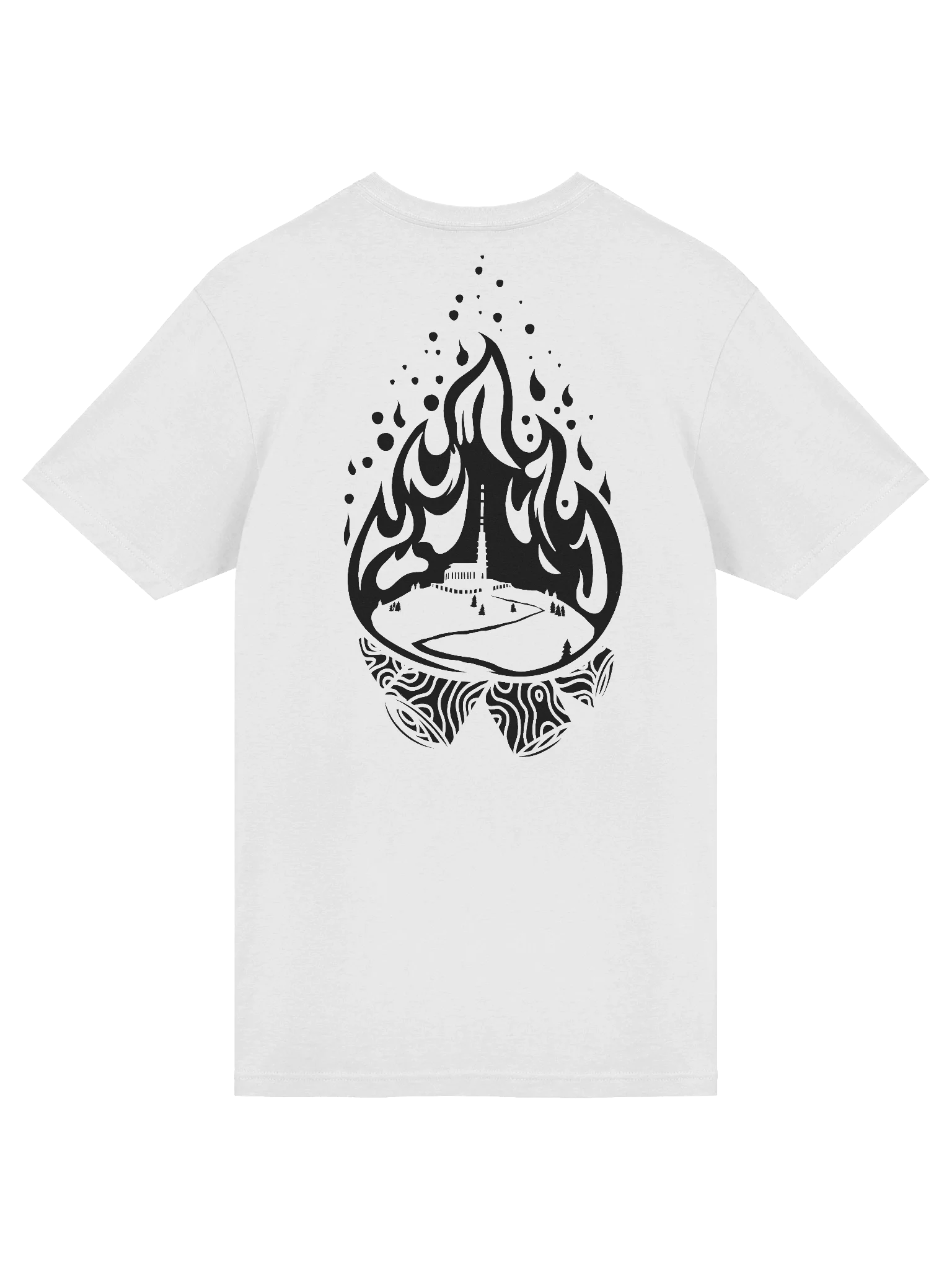 FIRESIDE II T-Shirt (White) product image (6)