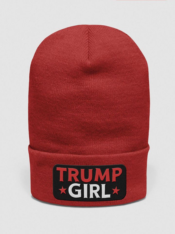 Cuffed Beanie: Trump Girl product image (1)