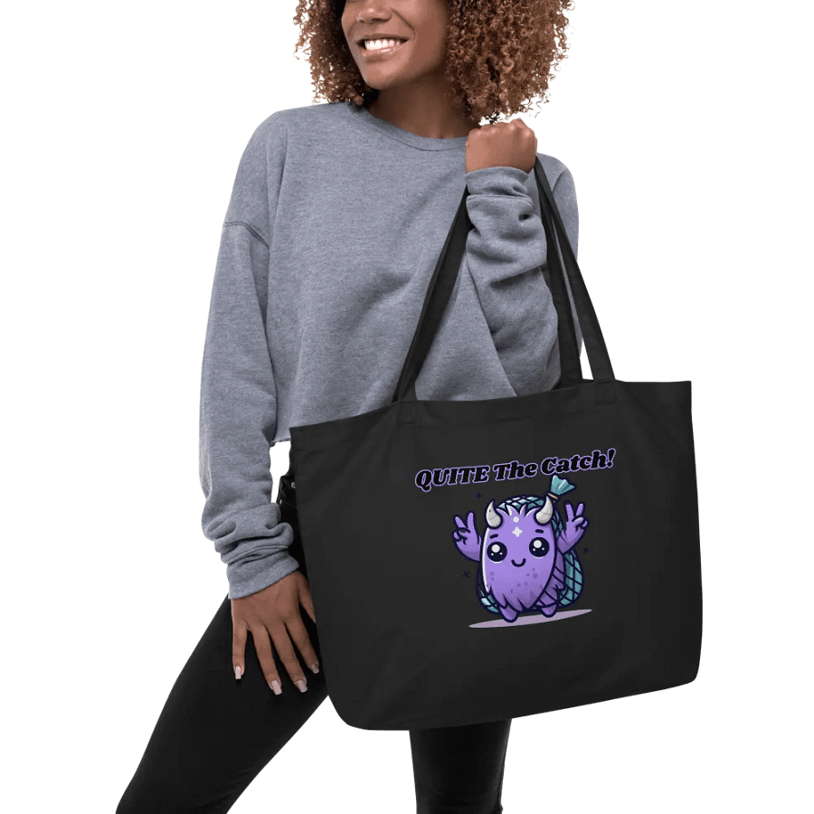 'QUITE The Catch!' Mawnster Tote Bag product image (5)