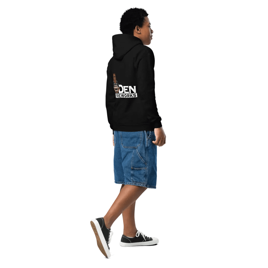 Get your kids into Pyro with a Den Fireworks pullover hoodie! product image (12)