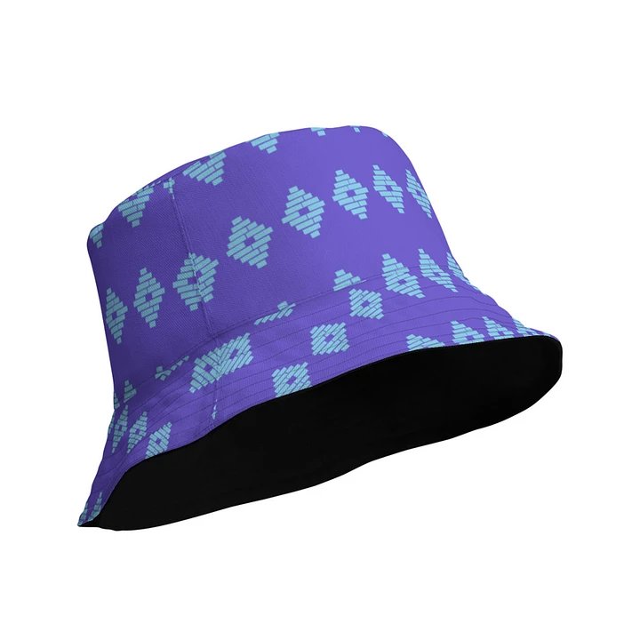 Anacostia Community Museum Reversible Bucket Hat (Purple/Blue) product image (1)
