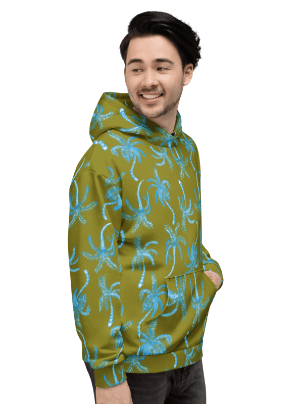 Neon Palmtree | Recycled Unisex Hoodie product image (8)