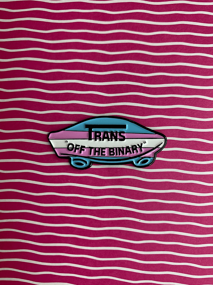 Off The Binary Enamel Pin product image (1)