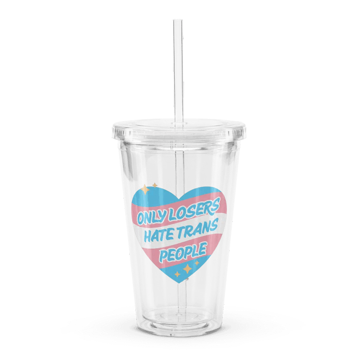 ONLY LOSERS HATE TRANS PEOPLE Tumbler product image (1)