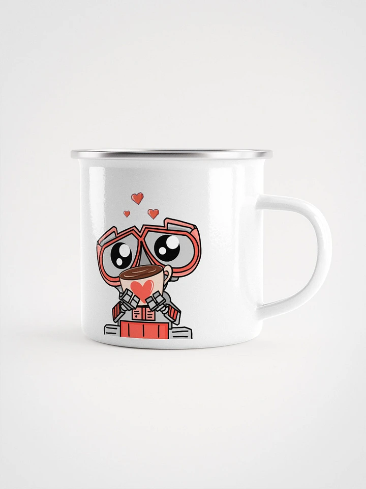 Robot Luvs Coffee Metal Cup product image (1)