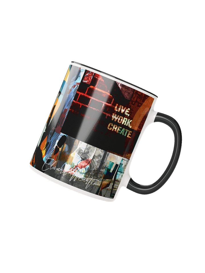 'Live, Work, Create' by Edward Martin Ceramic Mug product image (16)