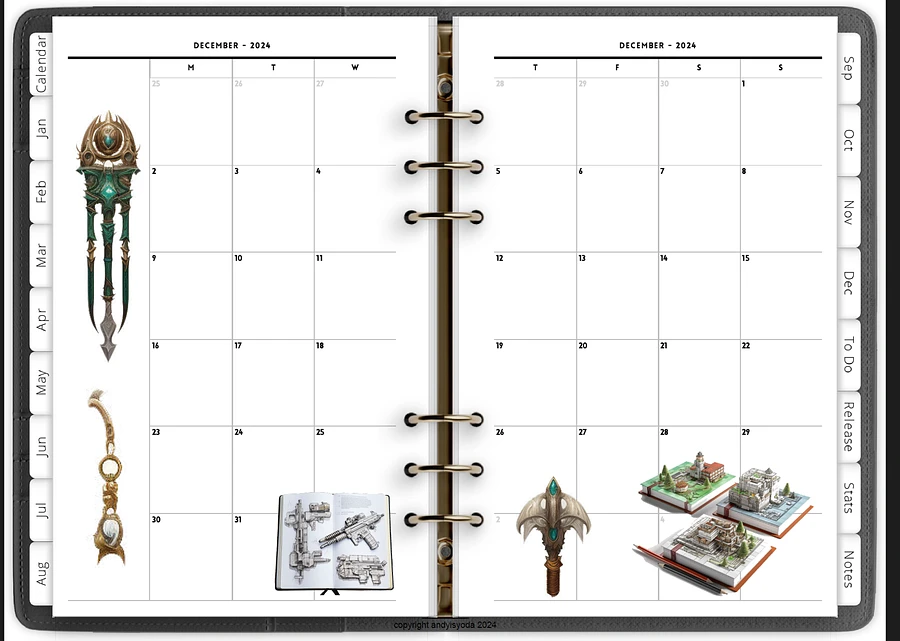 Digital Planner for Gamers - 2024 product image (2)