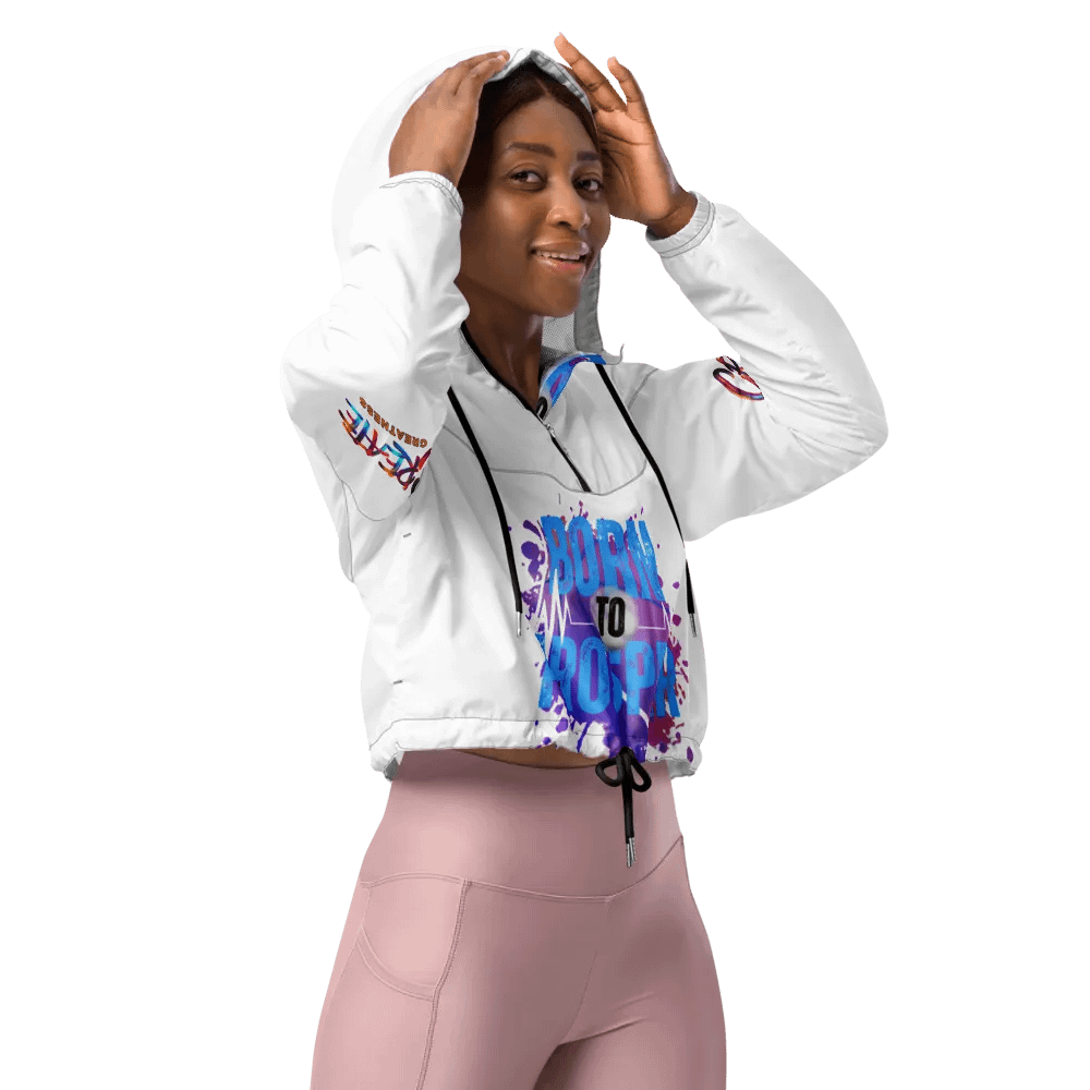 Born to Prosper Dynamic Cropped Windbreaker product image (11)