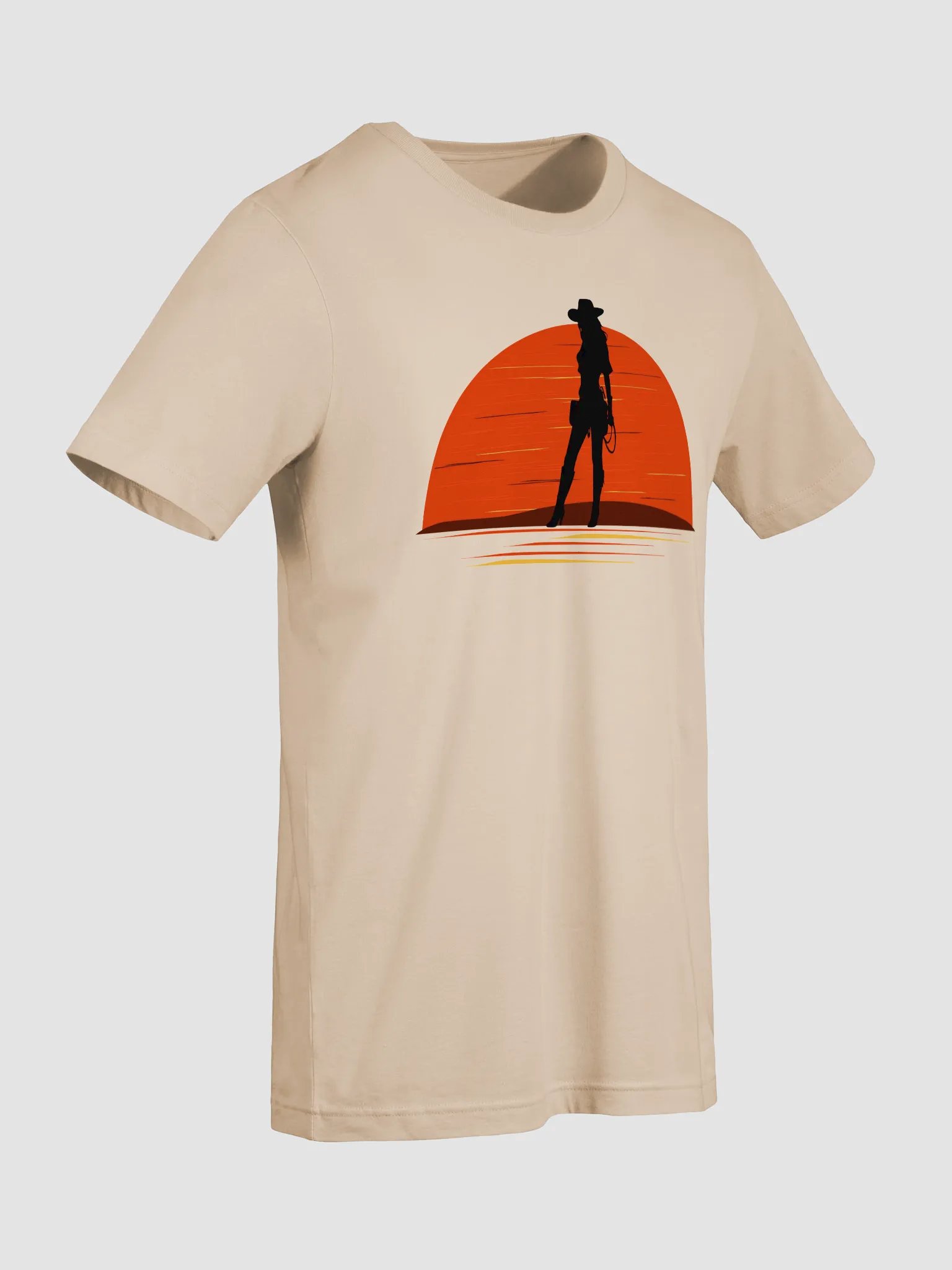 Sunset in Texas – Cowgirl Silhouette Tee product image (71)