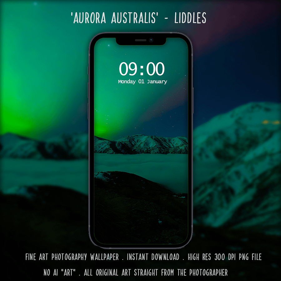 Aurora Australis by Liddles phone wallpaper product image (1)