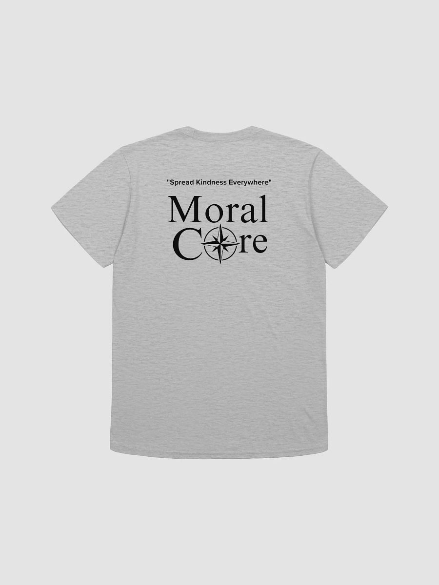 Morale Core T-shirt in black writing product image (14)