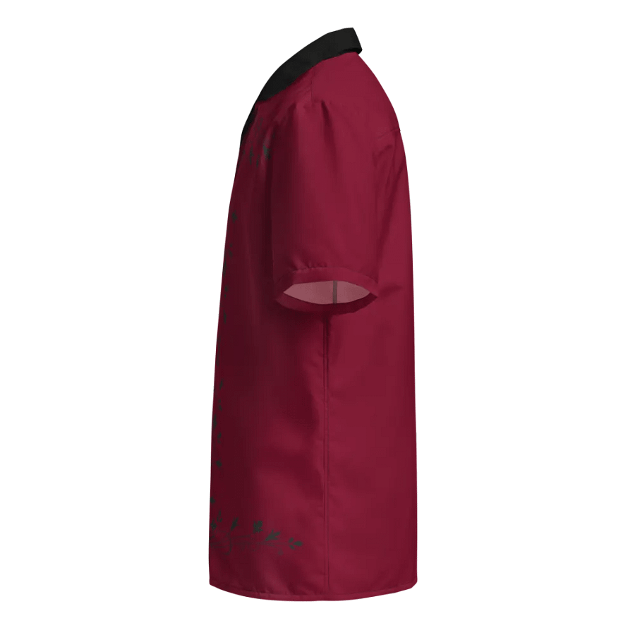 Hawaiian Shirt v1 - Burgundy product image (10)