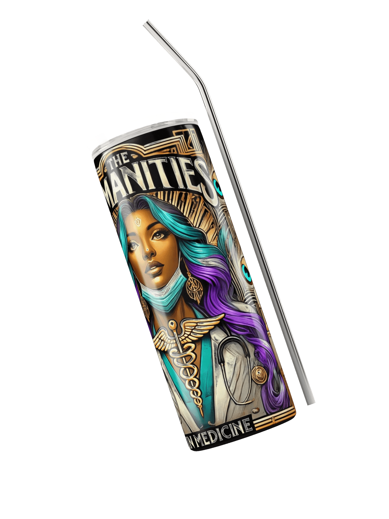 Humanities In Medicine MedArt Graphic Novel Style Stainless Steel Tumbler product image (6)