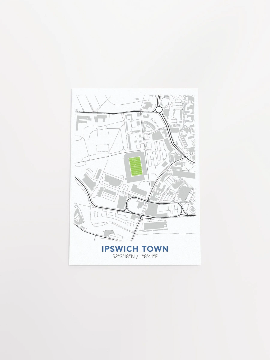 Ipswich Stadium Map Design Poster product image (4)
