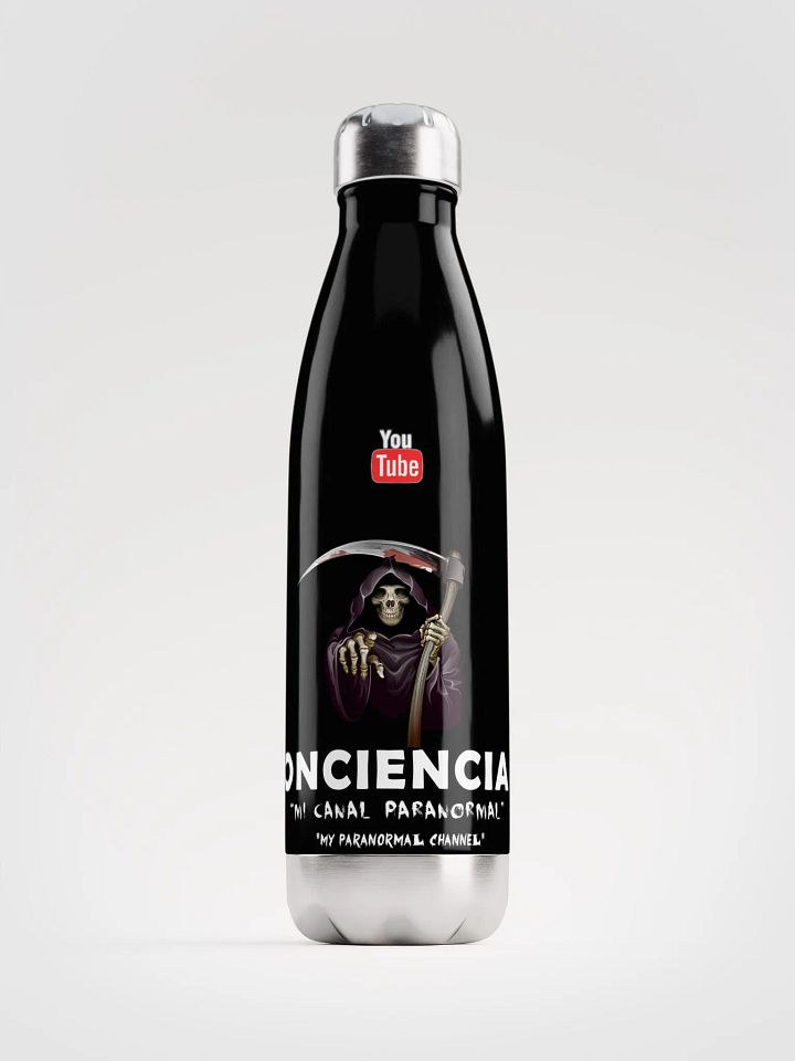 Grim Reaper Paranormal Stainless Steel Water Bottle product image (1)