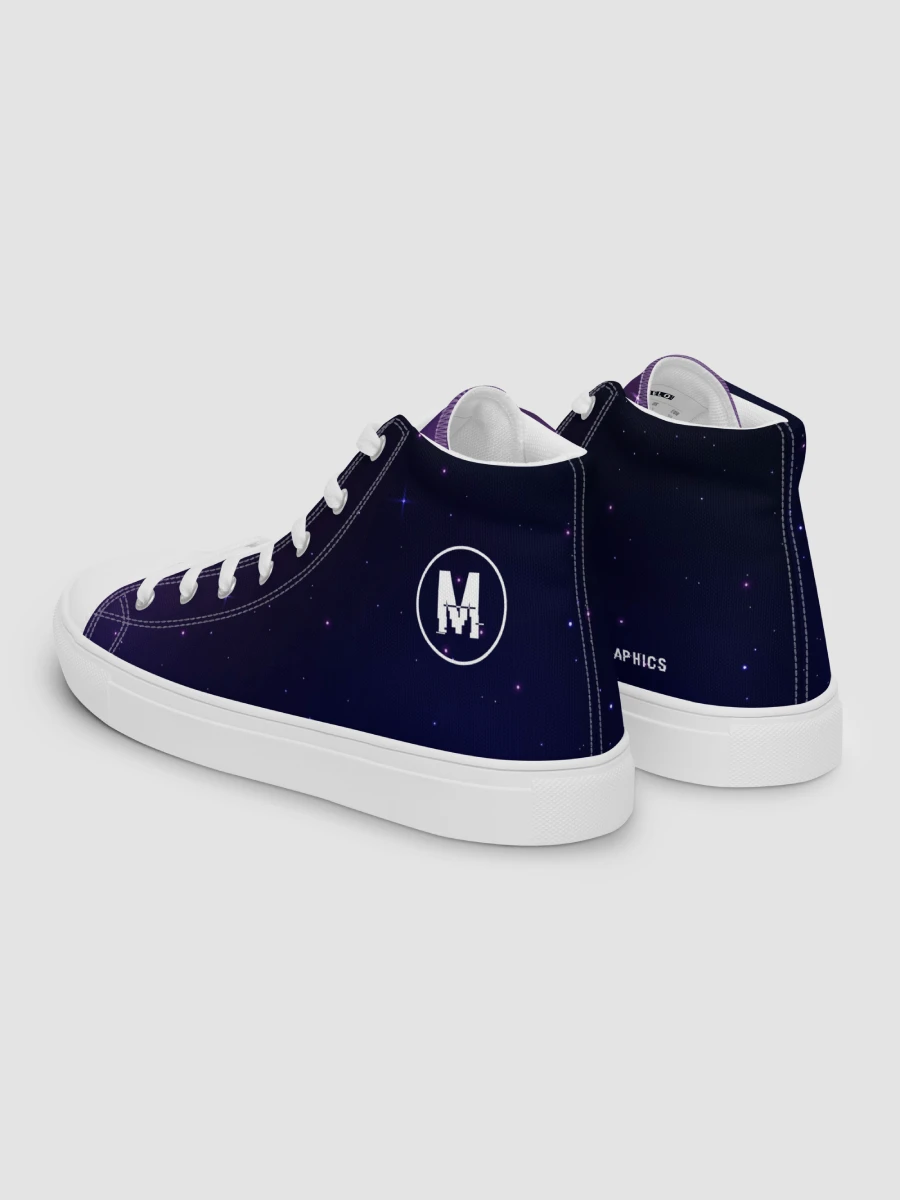 Grape Galaxy Quest - Women's High Tops | #MadeByMELO product image (12)