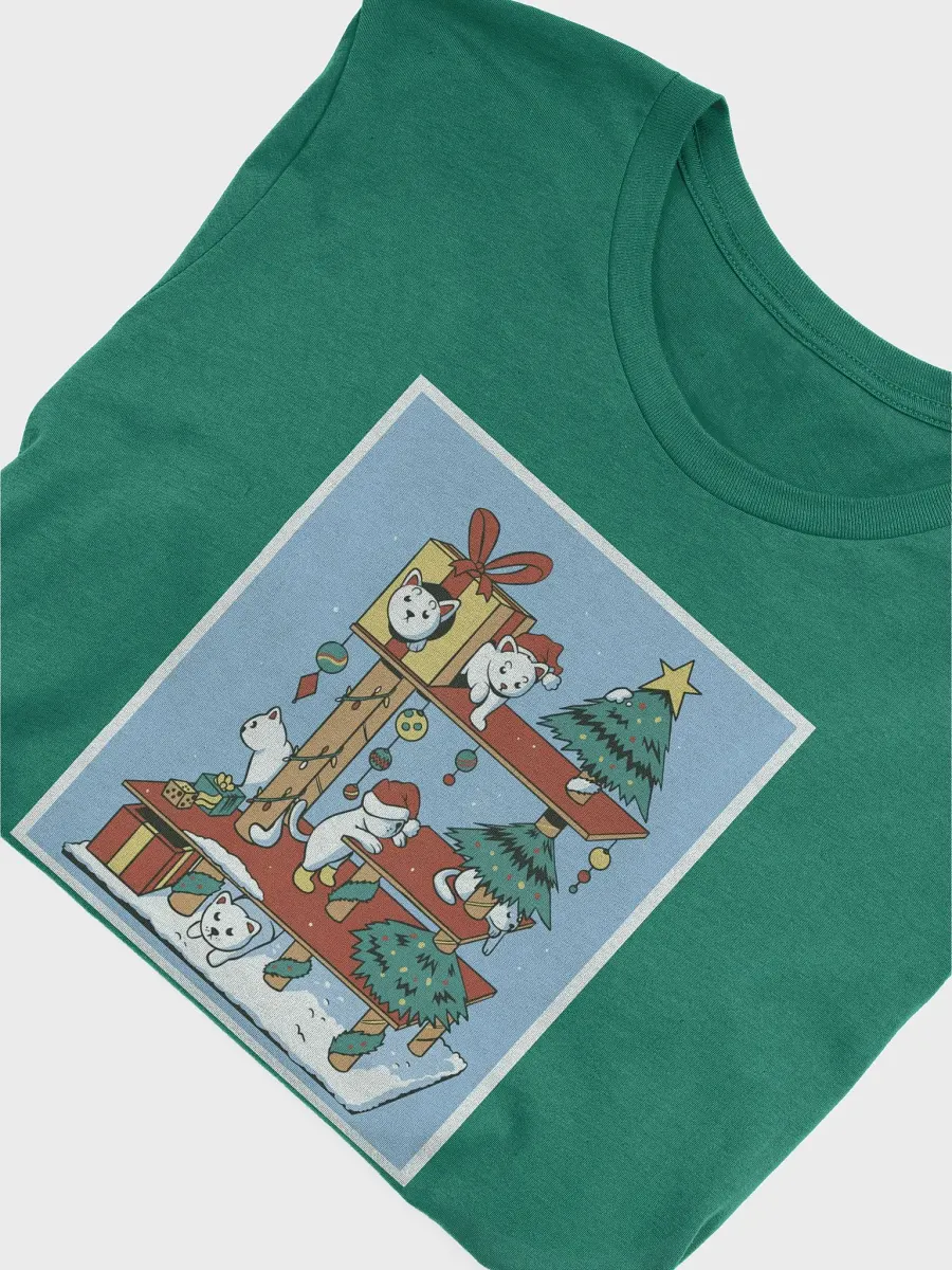 Cat X-Mas Playhouse Premium T-shirt product image (5)
