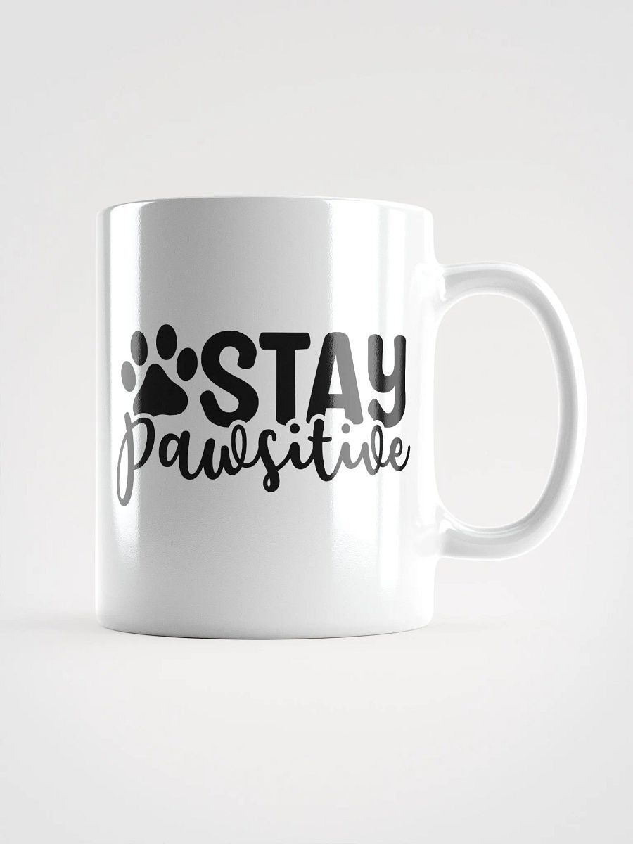 Stay Pawsitive Glossy Mug product image (1)