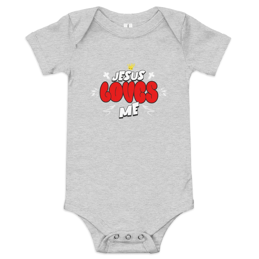 Jesus Loves Me Onesie product image (2)