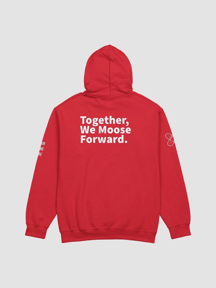 MooseFace Crest Bandaid Motivation Hoodie- Gildan product image (2)