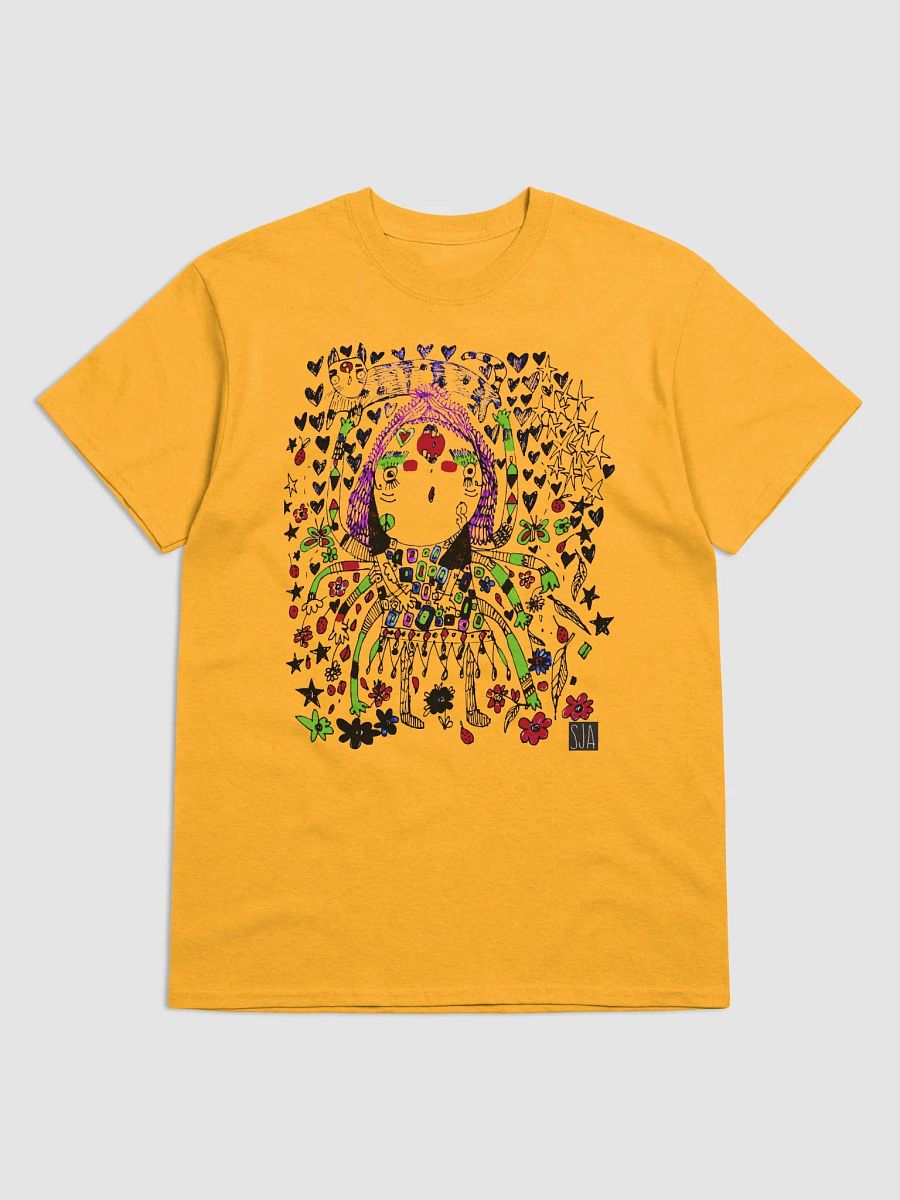 SJA Throwback Yellow Gildan Heavyweight T-shirt product image (5)