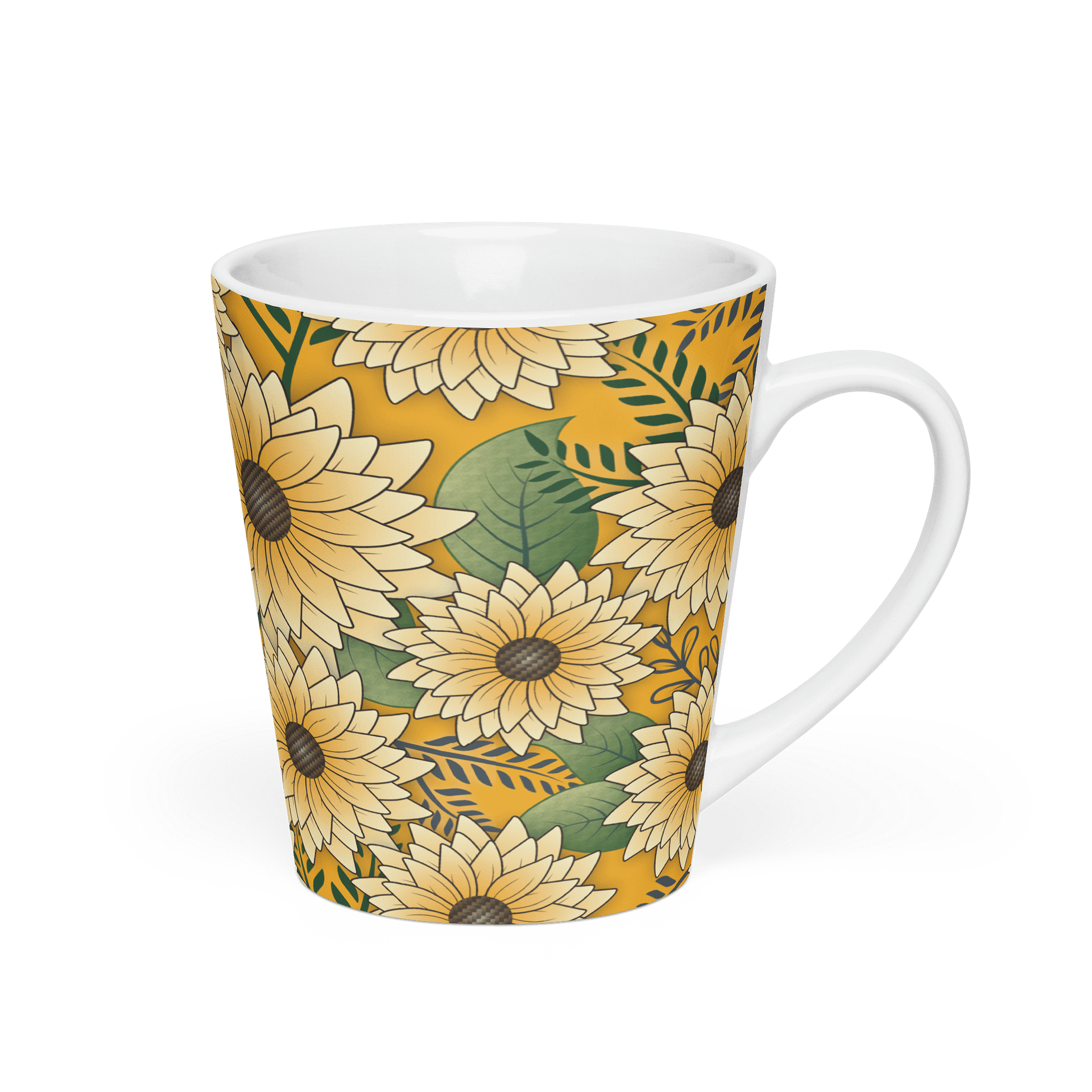 Sunflower Serenade Latte Mug product image (2)