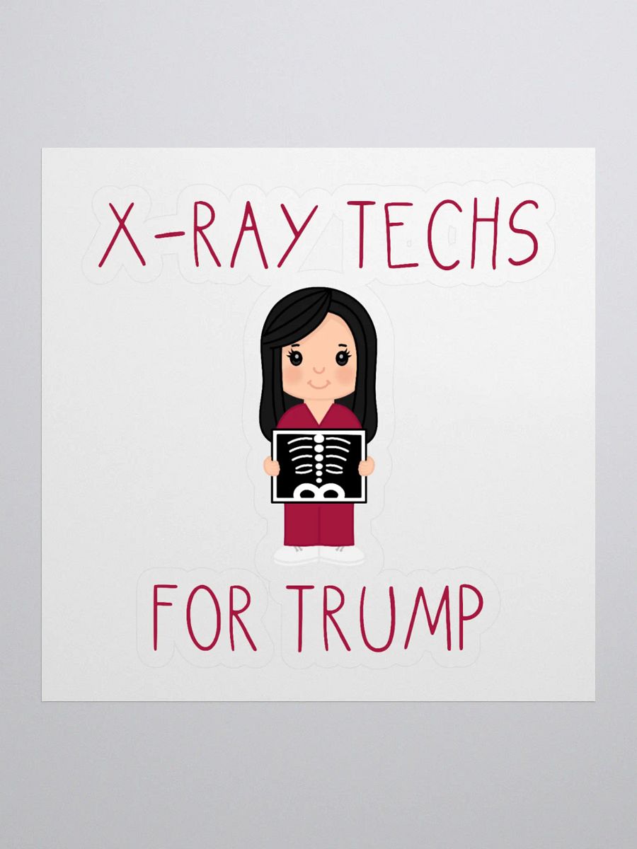 X-Ray Techs For Trump (F) Sticker product image (1)