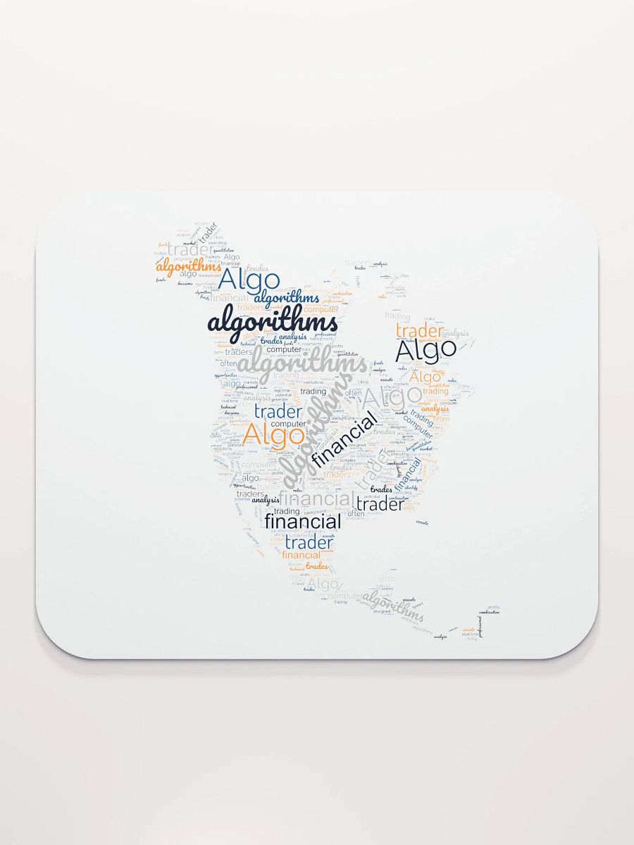 US Map Word Jumble Mousepad product image (1)