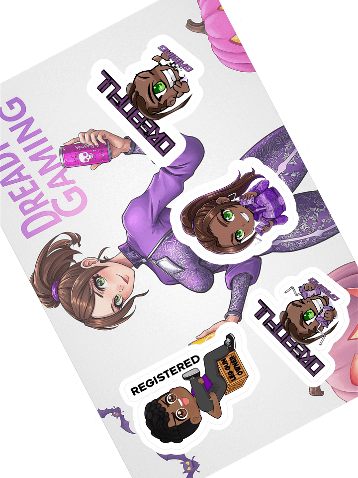 Spooktober Sticker sheet product image (1)