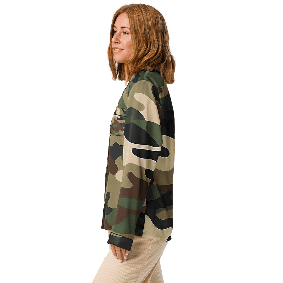 Women's Long Sleeve Pajama Top camo product image (4)