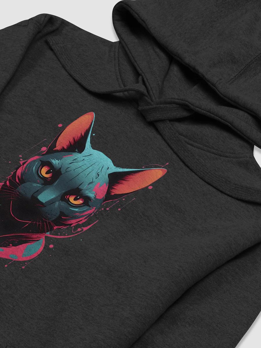 Neon Cat Vibes Premium Hoodie product image (35)