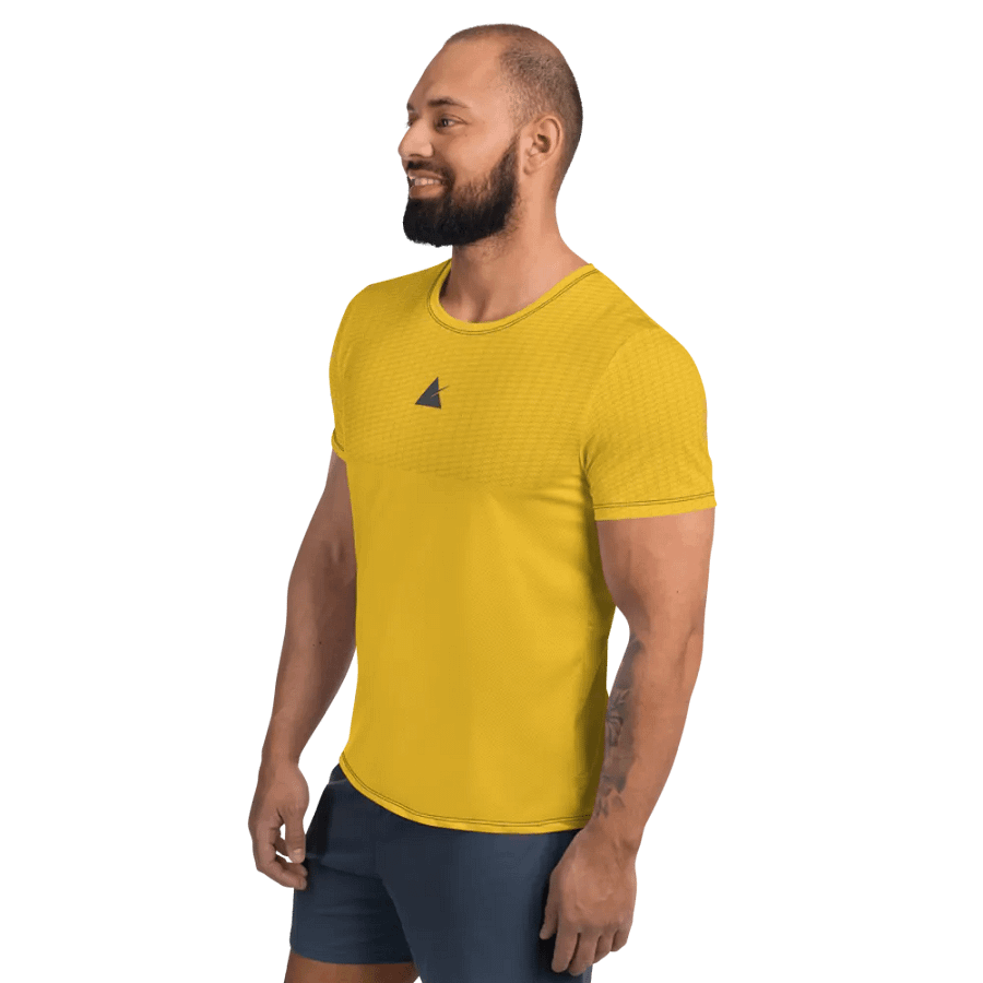 Awestruck Yellow Armor Athletic Tee product image (4)