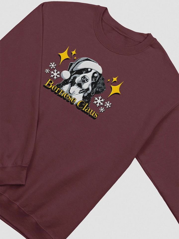 "BERNESE CLAUS" / EMBROIDERED CHRISTMAS SWEATSHIRT product image (4)