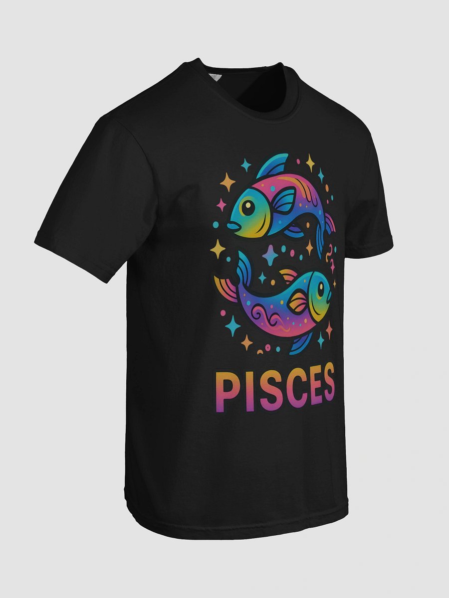 Pisces Zodiac Sign T-Shirt – Dreamy & Compassionate Star Sign Design product image (8)