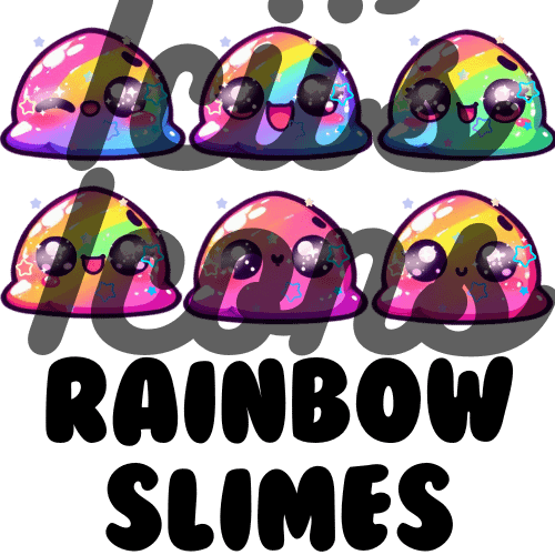 Rainbow Slime Badges product image (1)