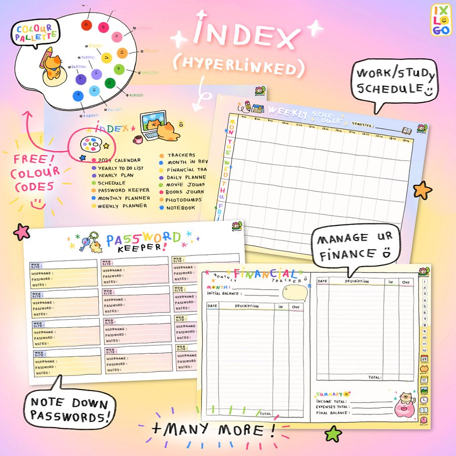 [NEW] IXLOGO | DIGITAL PLANNER 2024 product image (4)