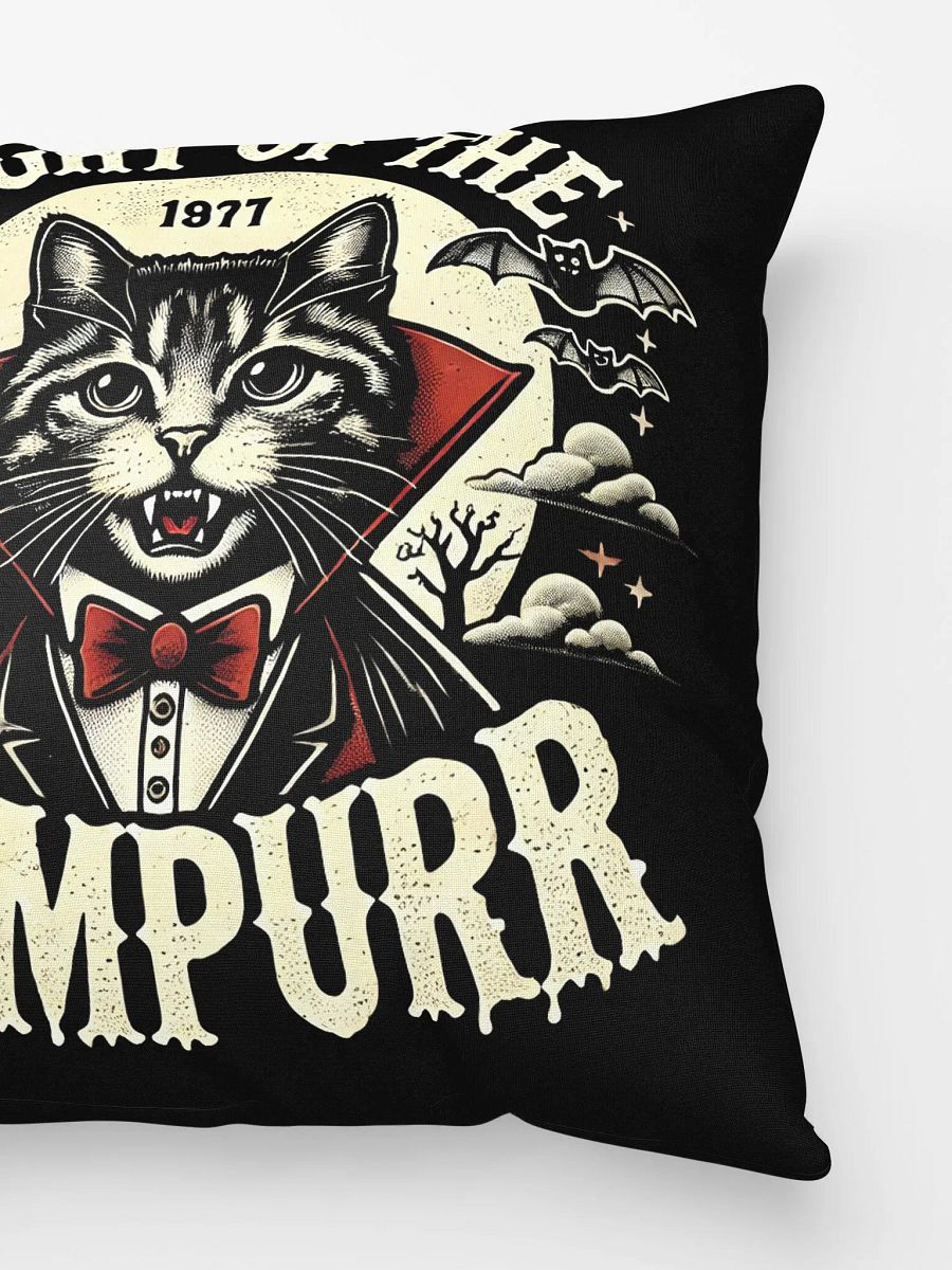 NIGHT OF THE VAMPURR Halloween Pillow product image (5)