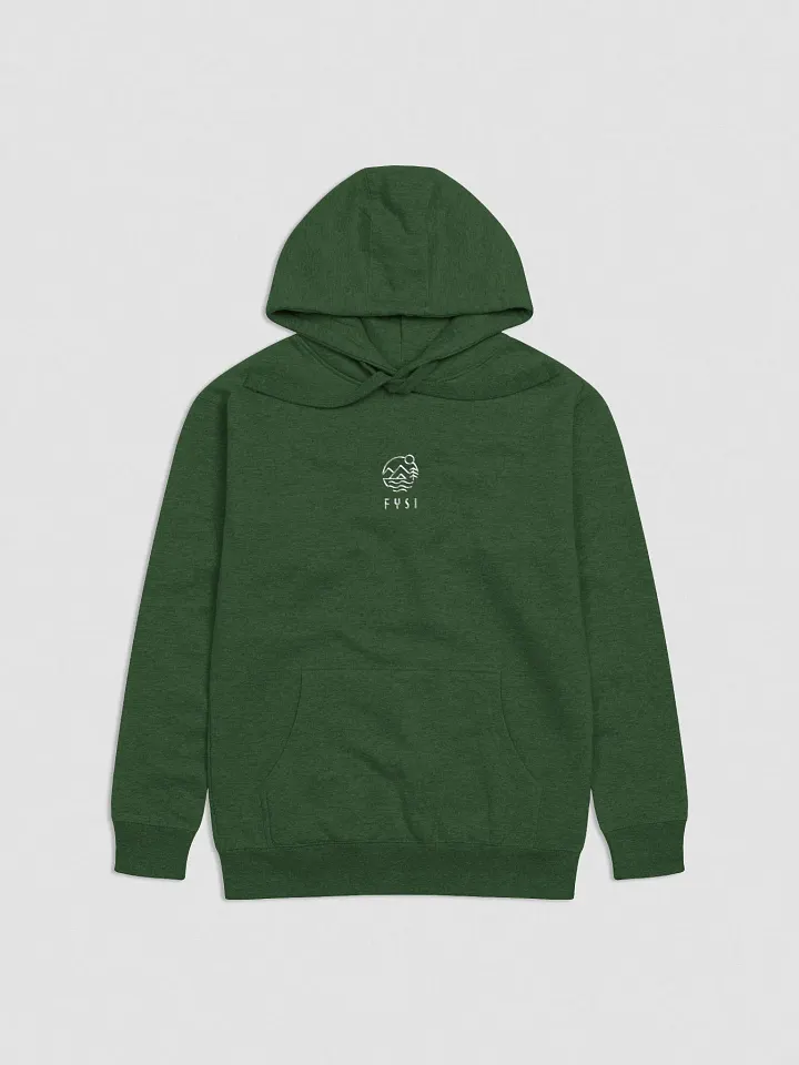 Embroidery fleece hoodie product image (1)
