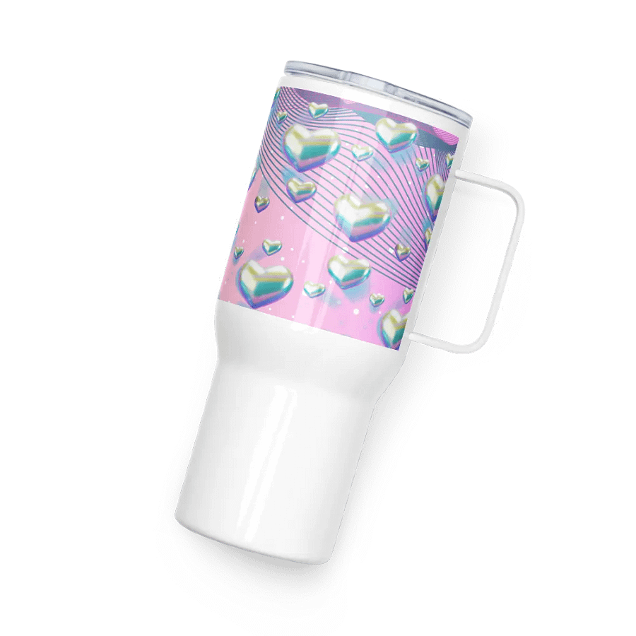 Iridescent Heart Travel Mug for the feminine lady product image (4)