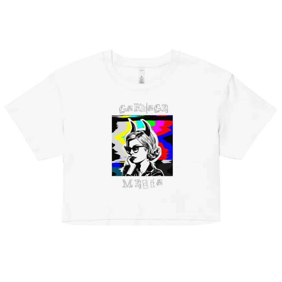 Garbage Media Pop Art Cropped Shirt product image (6)