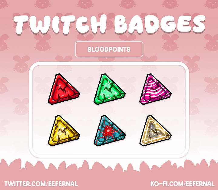 Bloodpoints - Badge Pack product image (1)