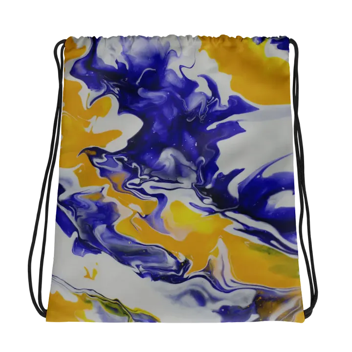 Ethereal Swirls Drawstring Backpack product image (1)
