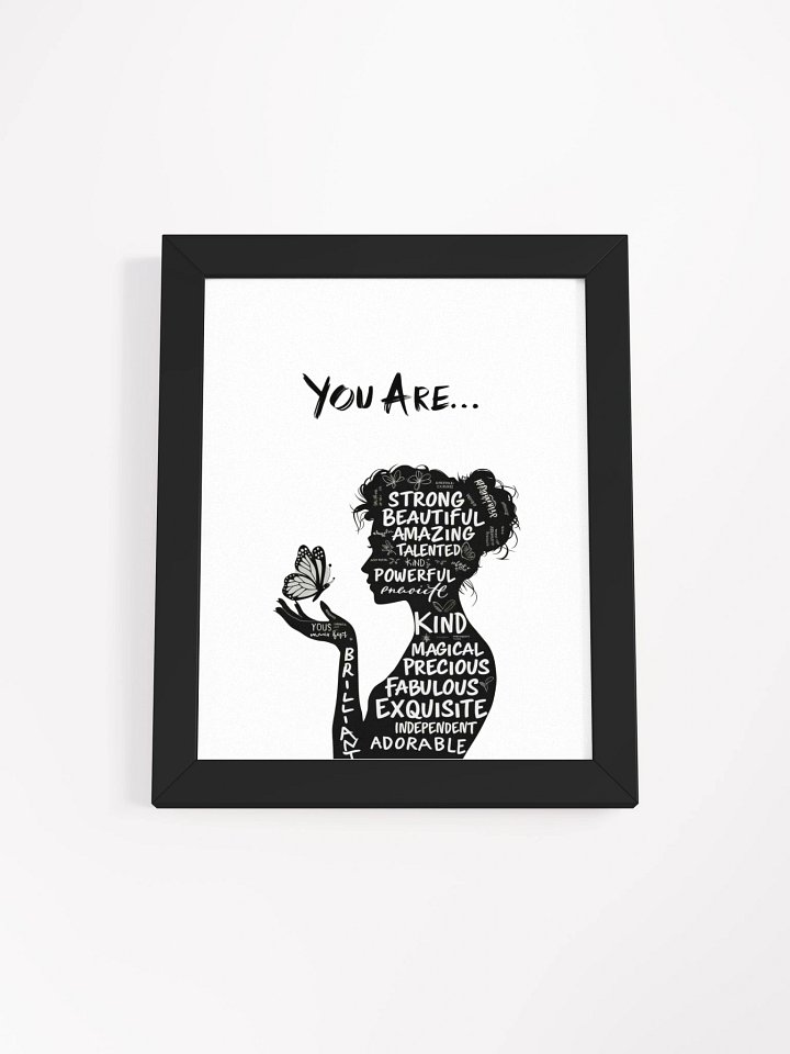 Empowerment Silhouette Framed Poster product image (1)