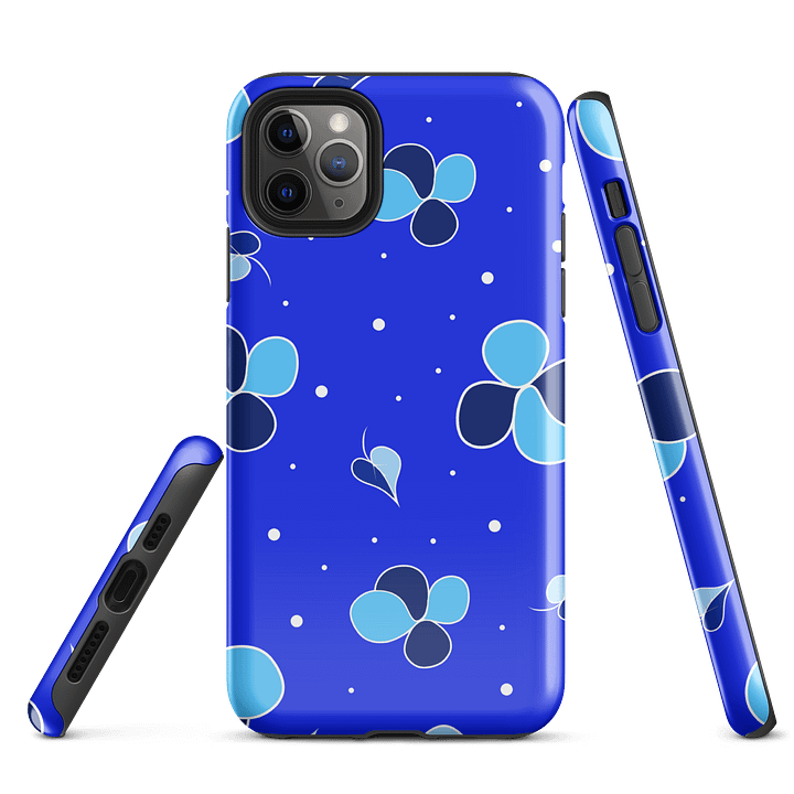 Blue Floral Fantasy iPhone® Tough Case product image (5)