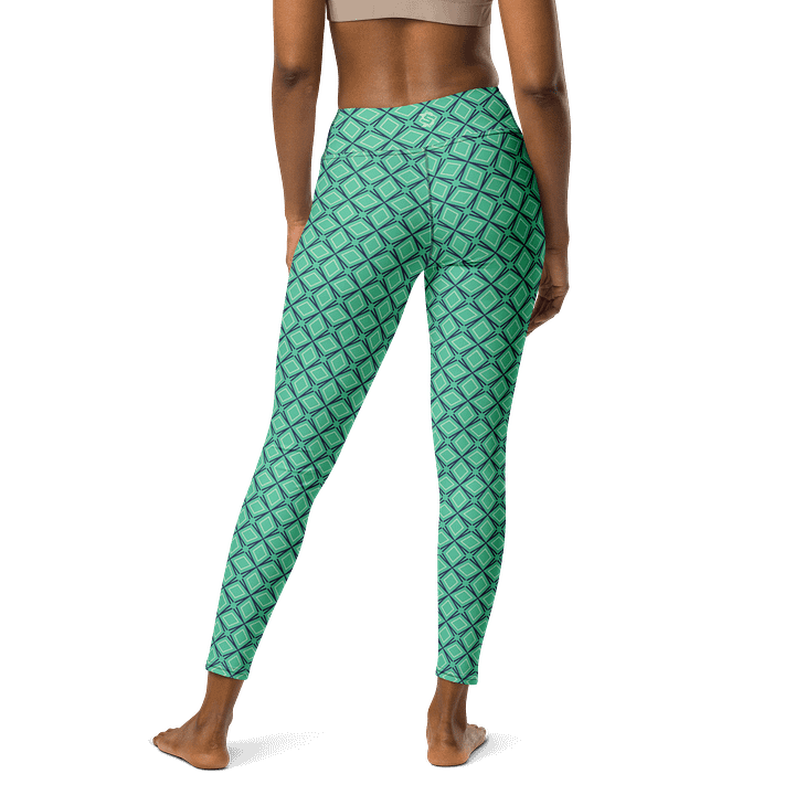 Geometric Illusion Print Yoga Leggings product image (2)