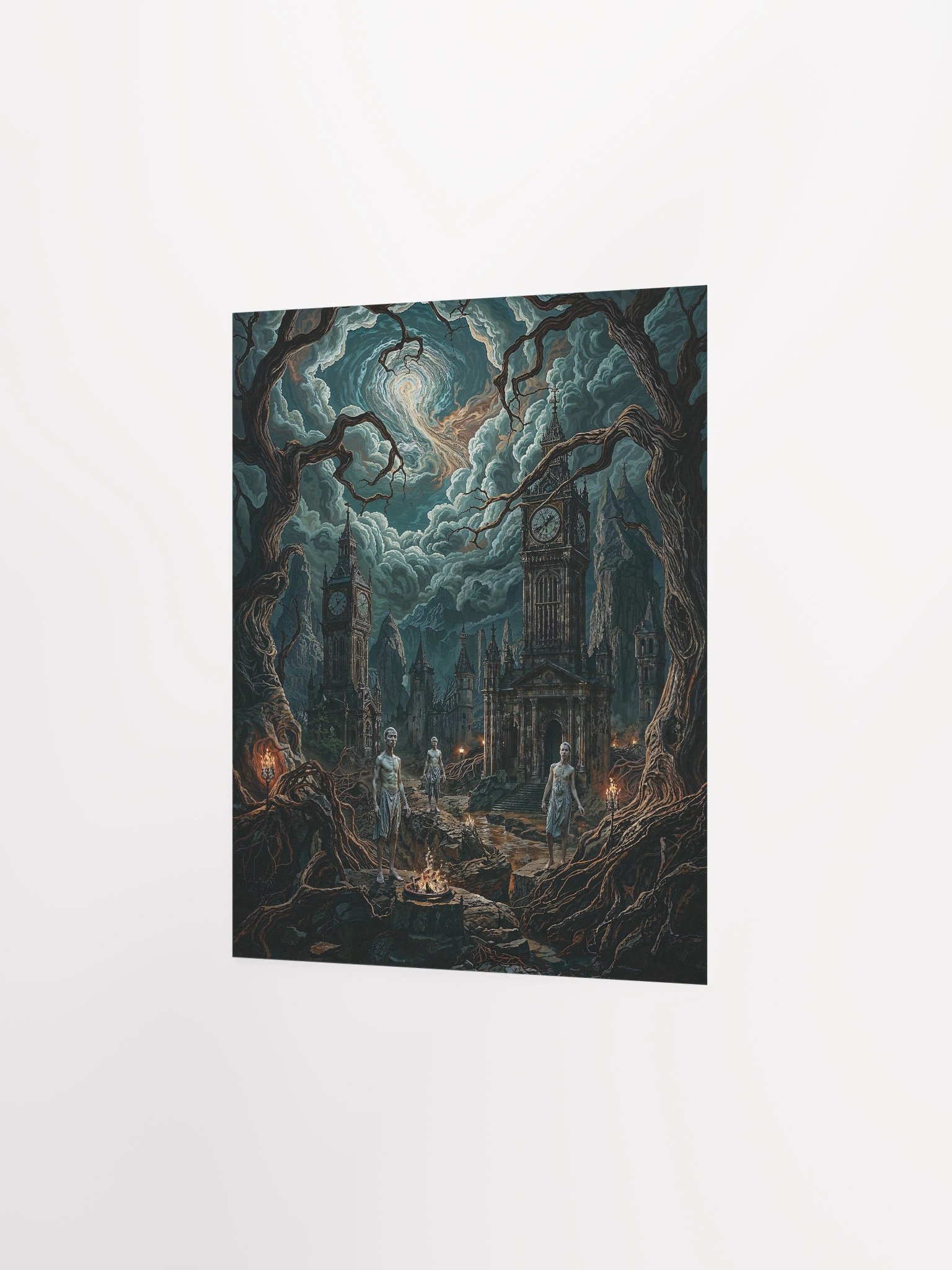 Ritual Beneath the Shattered Clock Matte Poster product image (15)