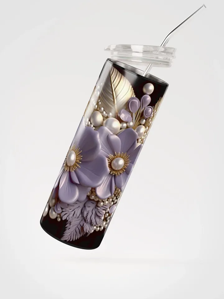 Golden Floral Elegance Tumbler product image (3)