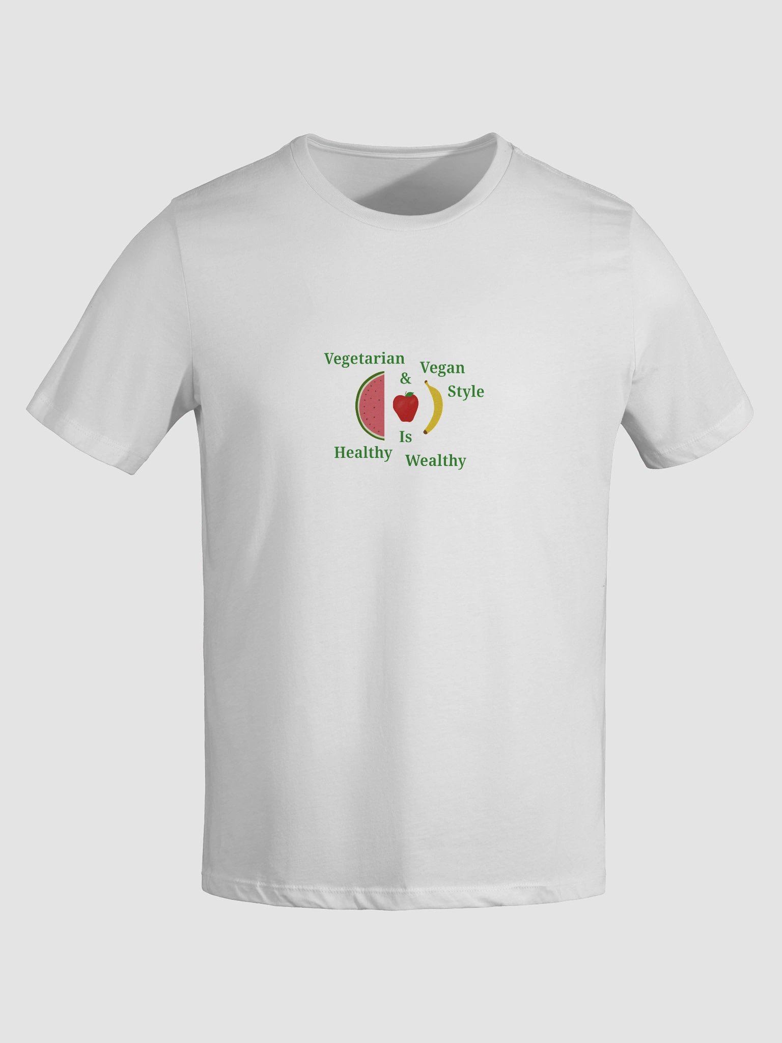 Healthy & Wealthy Vegetarian Style T-Shirt product image (7)