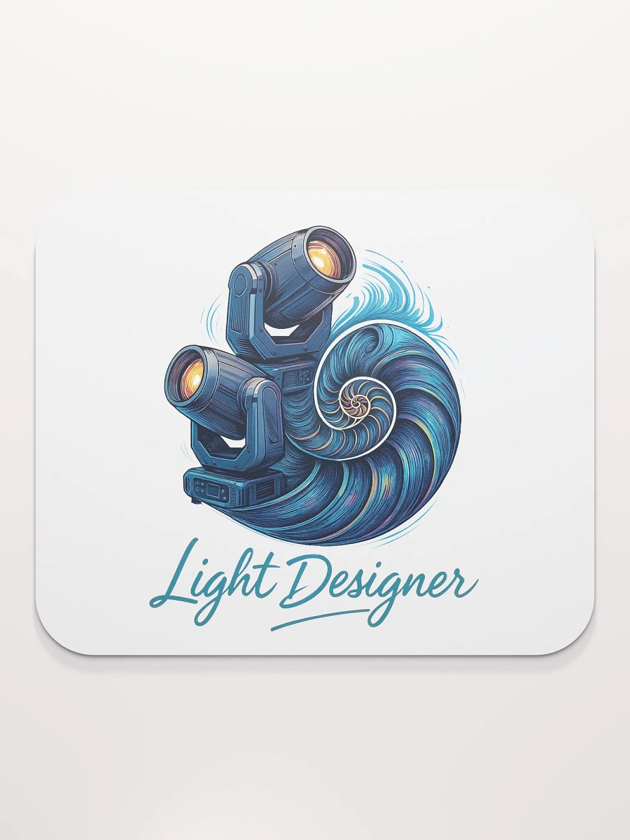Theatrically Jerry: "LD Nautilus" Light Designer Mouse Pad product image (2)